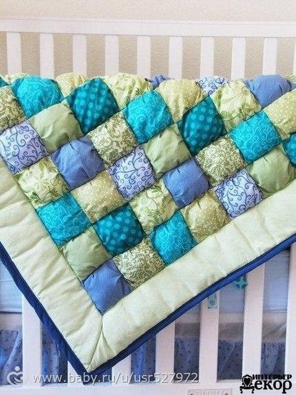 Одеяло из подушечек мастер класс