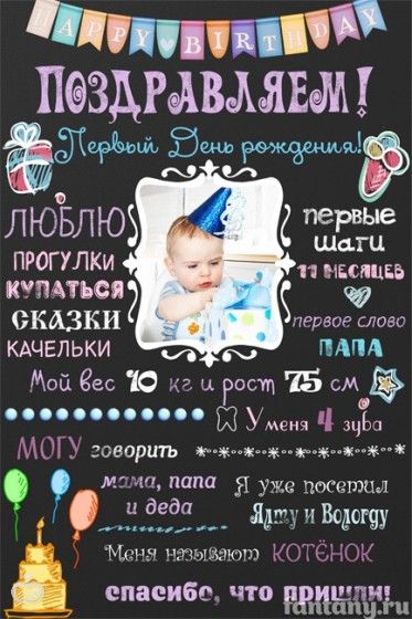 Постеры достижений ребенка на 1 год Постеры достижений ребенка на 1 год