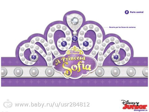 Disney princess crown template