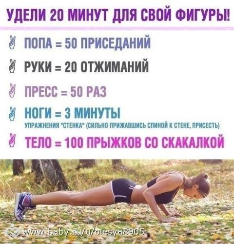 Тренировки в домашних условиях для фигуры