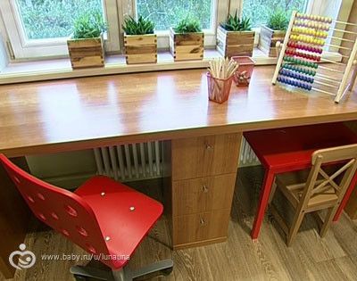 Фото детский подоконник стол своими руками.