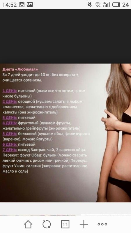 Любимая диета с питьевым днем Любимая диета с питьевым днем