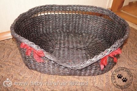Плетение из газетных трубочек