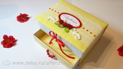 Шкатулка-комодик!!!