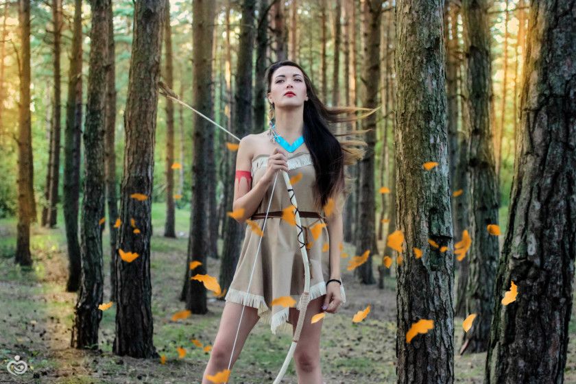ФОТОПРОЕКТ &amp;quot;Создай свою Сказку&amp;quot; Покахонтас