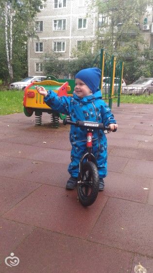 Беговел в полтора года. Дополнение.