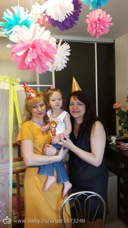 Наши 2 годика) скромный домашний праздник)