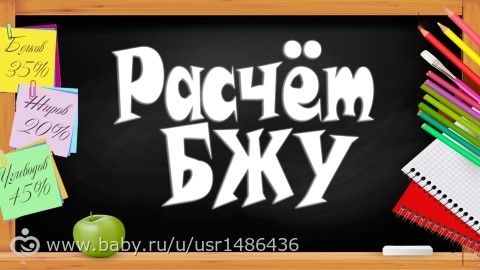 ПРАВИЛЬНОЕ ПИТАНИЕ. Считаем КБЖУ