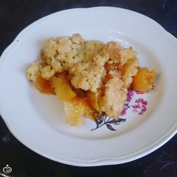 Яблочно-апельсиновый крамбл Яблочно-апельсиновый крамбл
