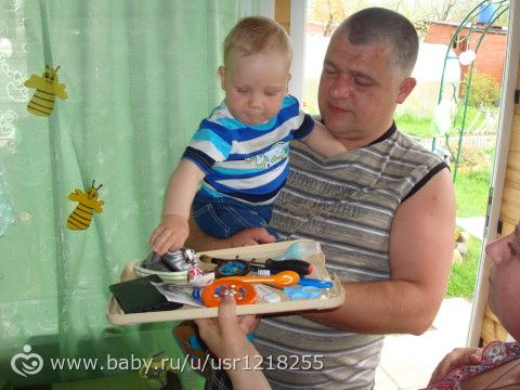 Тёмочке 1 годик (сценарий)