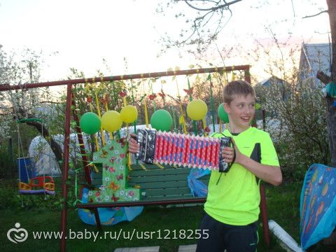 Тёмочке 1 годик (сценарий)