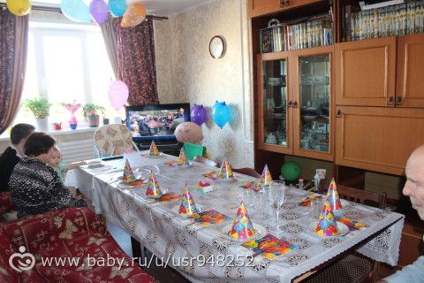 Первый день рождение доченьки!!!