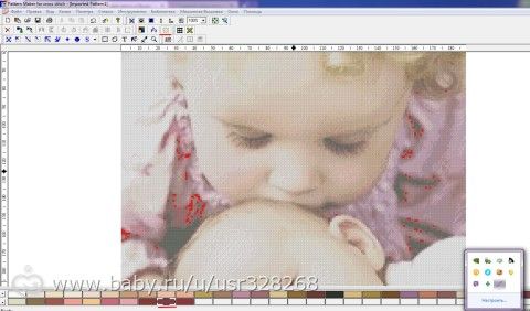 создание схемы вышивки по фото. часть вторая