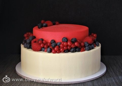 Торт с ягодками)