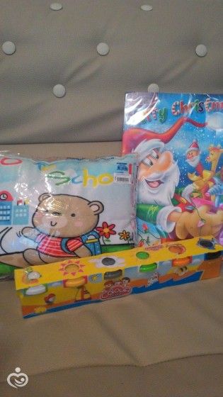 Получили класснючую посылочку к говому году))))