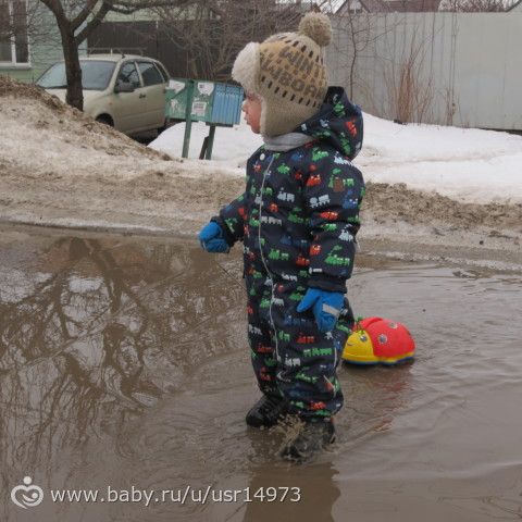 пост про весенних водолазов. а у вас уже тает снег?