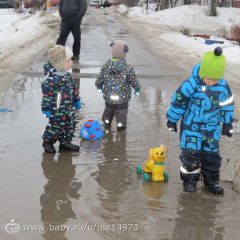 пост про весенних водолазов. а у вас уже тает снег?