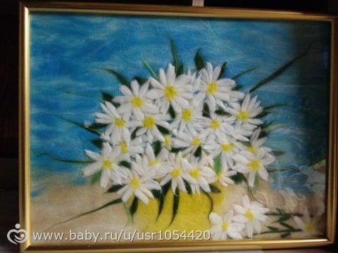 Картины из шерсти. Мои работы и настроение.