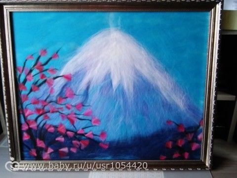 Картины из шерсти. Мои работы и настроение.