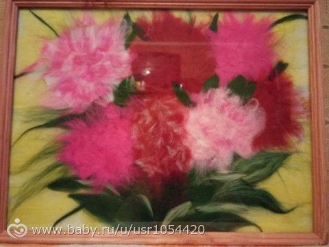Картины из шерсти. Мои работы и настроение.