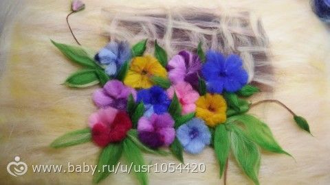 Картины из шерсти. Мои работы и настроение.