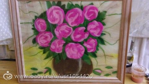 Картины из шерсти. Мои работы и настроение.
