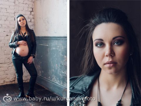 немного глам-рока от будущей мамочки