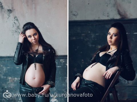 немного глам-рока от будущей мамочки