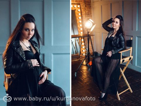 немного глам-рока от будущей мамочки