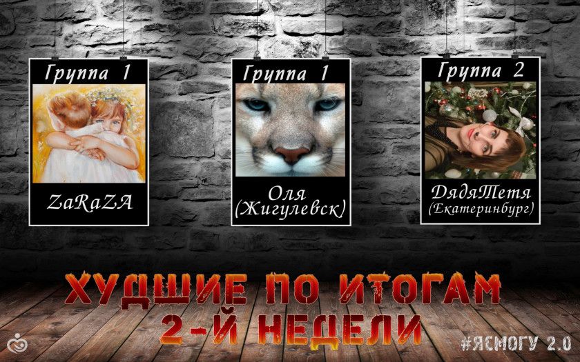 МАРАФОН #ЯСМОГУ 2.0 РЕЗУЛЬТАТЫ 2-ГО ОТЧЕТА