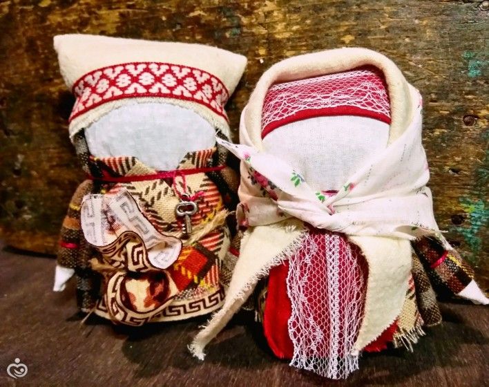 Немного работ. Обережные Куклы, вышивка, свечи.