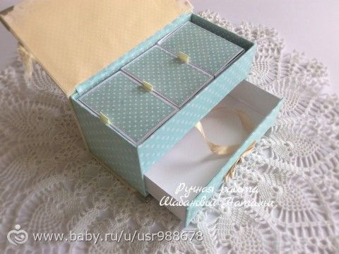 Двухуровневая сокровищница для малыша.Скрапбукинг.Наличие