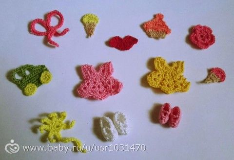 Вязаные элементы для скрапа