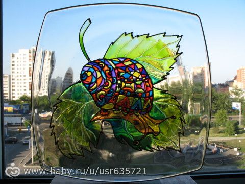 Витраж. Стеклянные картинки.