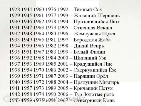 А в год кого родился ты?)))