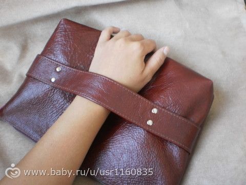 Клатч &amp;amp;amp;quot;Бургундия&amp;amp;amp;quot; натуральная кожа