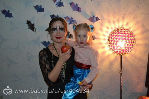 Фотоотчет с дня рождения в стиле хеллоуин.