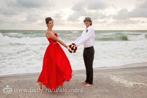 Наша свадьба на берегу океана. Фотографии