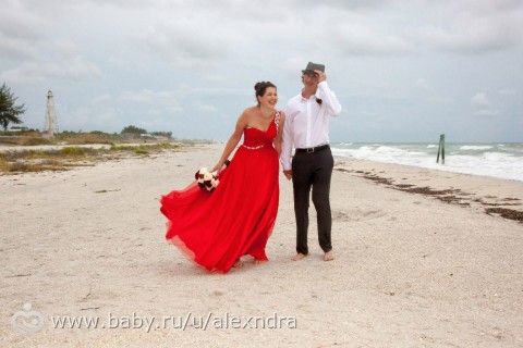 Наша свадьба на берегу океана. Фотографии