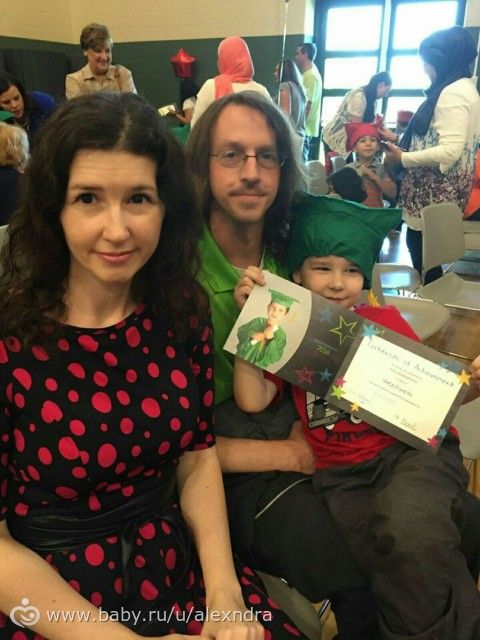 Выпускной в preschool и заметки о начальной школе США.